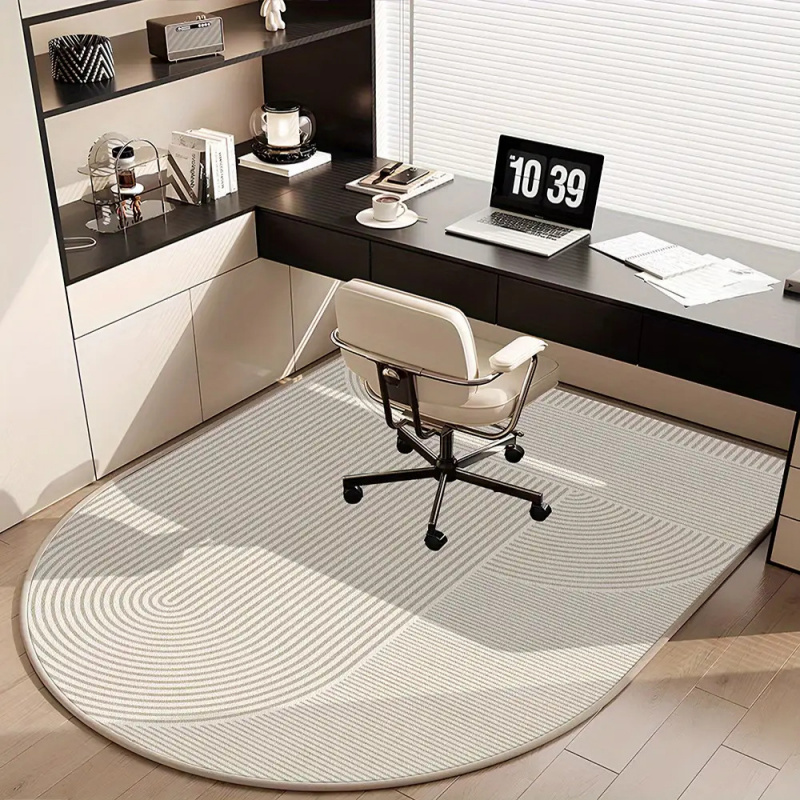 Chair Mat Hard Floor - VIKAMA 일본식 크림 아치형 카펫 미끄럼