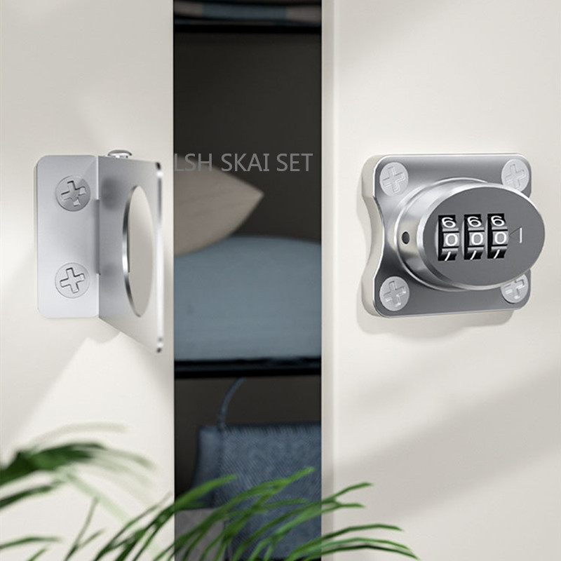 1PC 실내 안전 비밀번호 잠금 장치 실내 서랍 잠금  - Office Furniture Cabinets 리뷰 및 가격