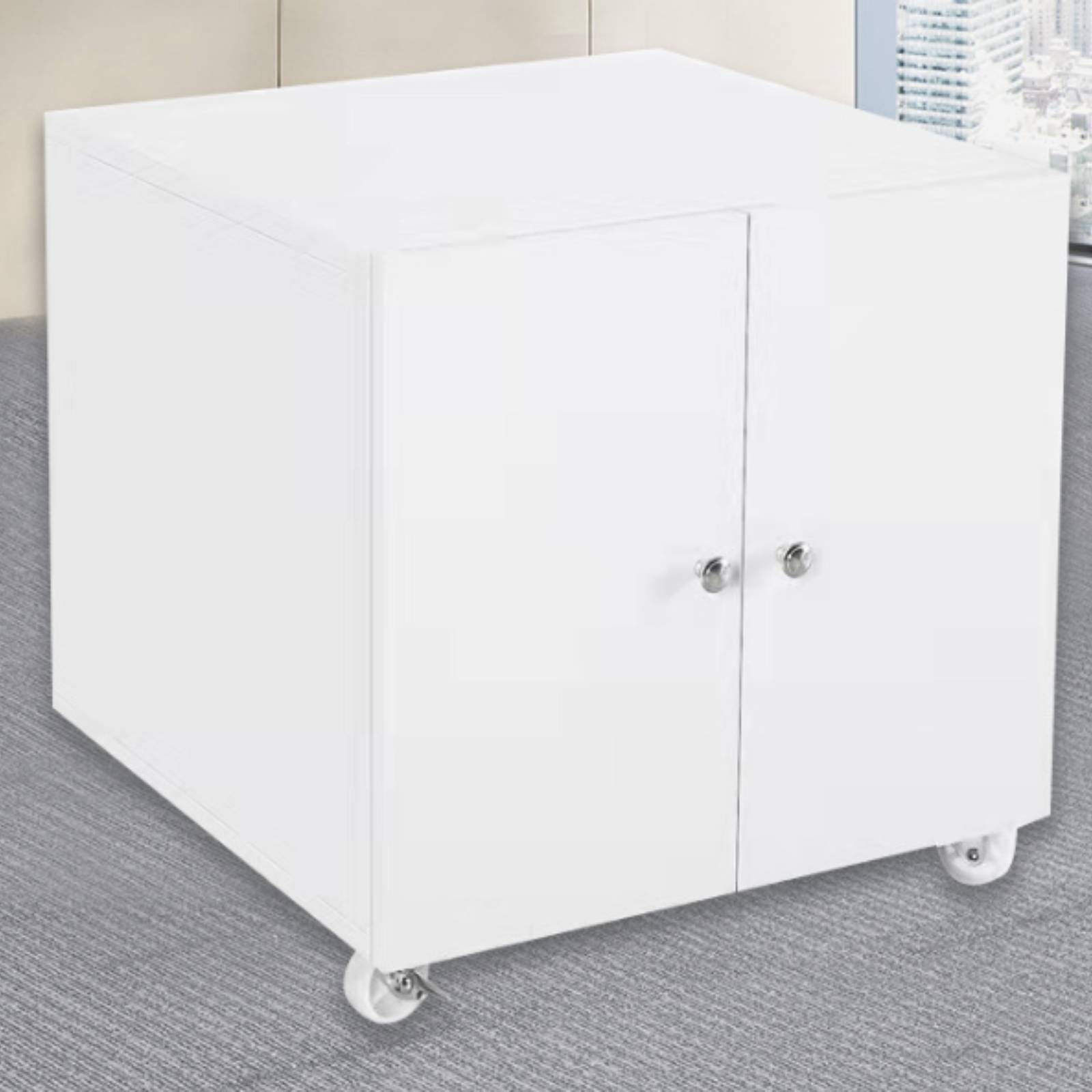 이동식 캐비닛 베이스 캐스터 이중 도어 캐비닛 사무용  - Office Furniture Cabinets 리뷰 및 가격