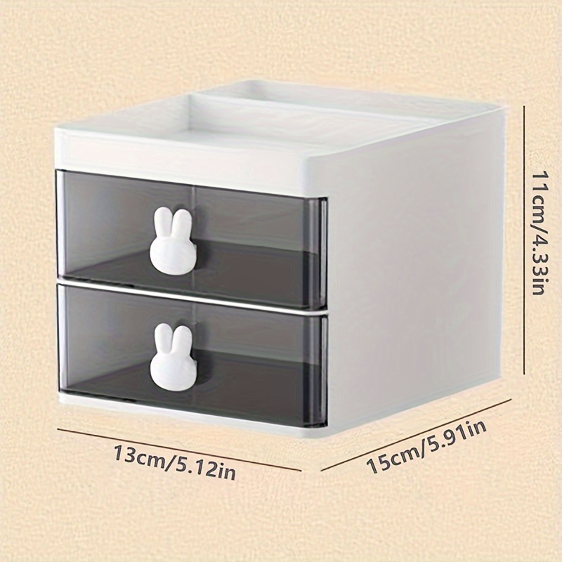 1pc 투명 서랍 토끼 손잡이 보관 상자, 책상 사무용 - Office Furniture Cabinets 리뷰 및 가격