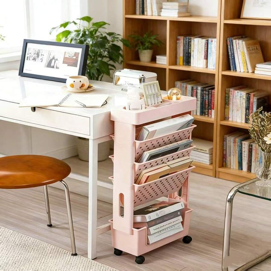 5단 롤링 수납 카트(천공형 선반 포함) - 책, 파일 - Bookshelf 5 Tier 리뷰 및 가격