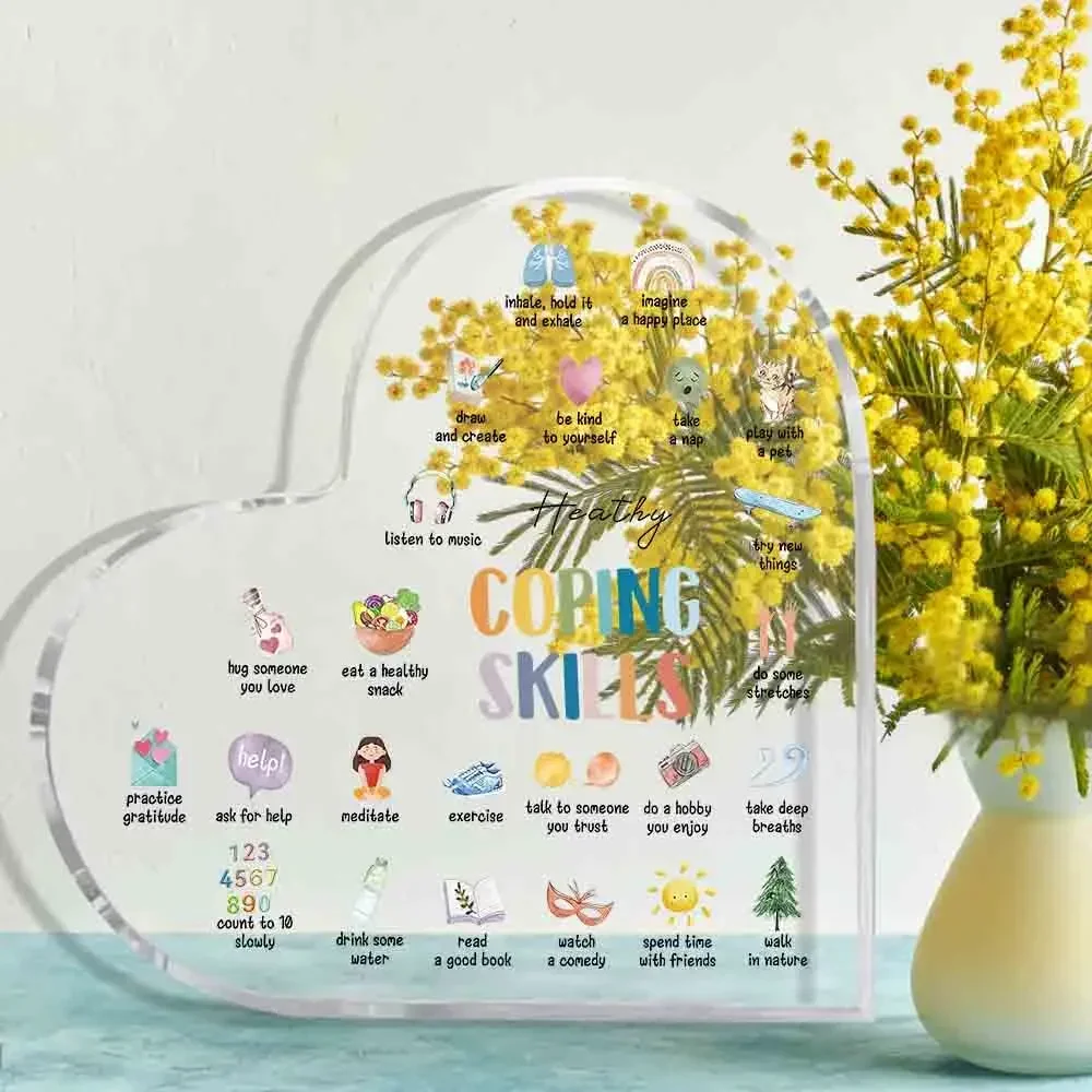 투명 하트 모양 아크릴 스탠드 코핑 기술 목록 치료실  - Office Furniture List 리뷰 및 가격