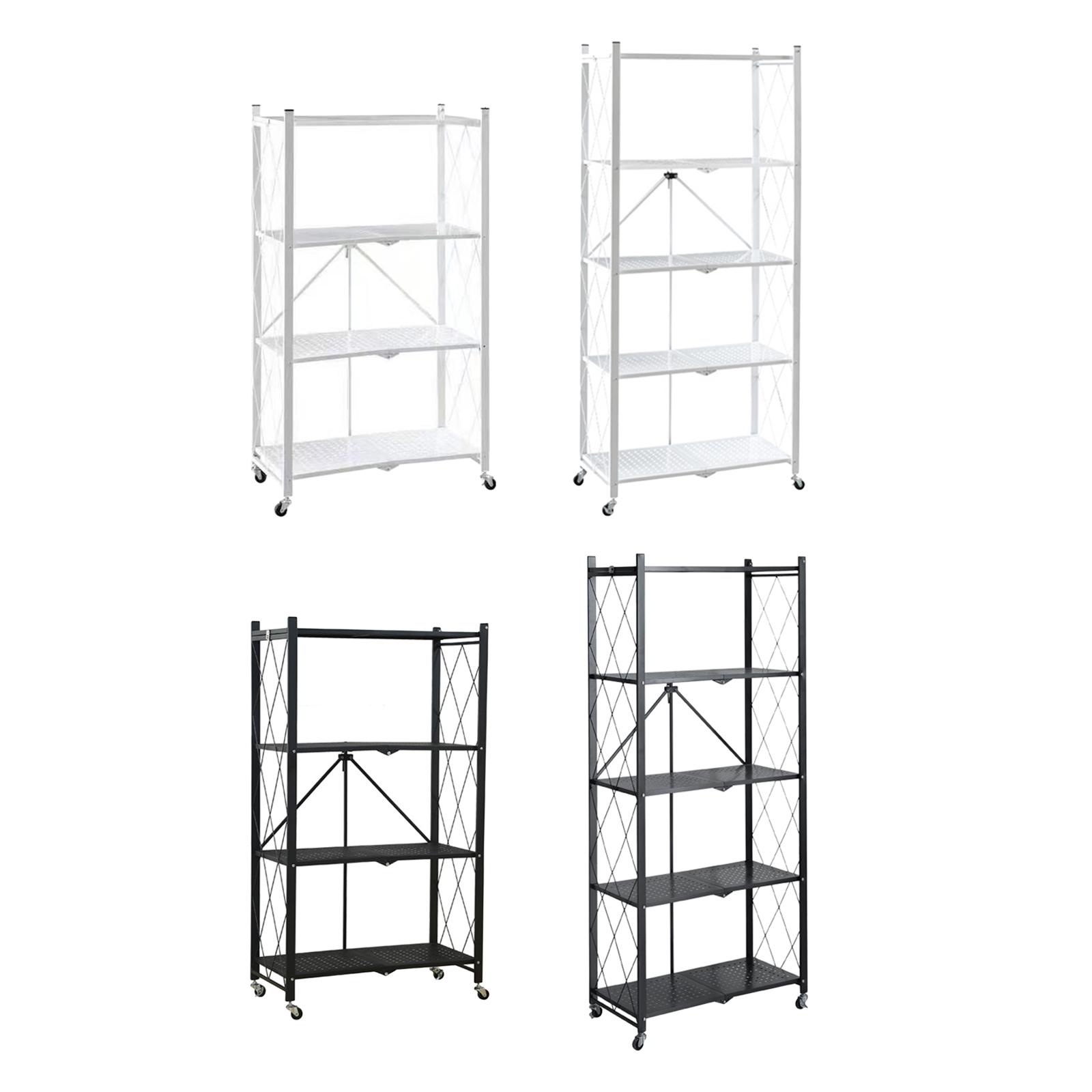 롤링 수납 선반 카트 접이식 책꽂이 5단 탄소강 정리대 - Bookshelf 5 Tier 리뷰 및 가격