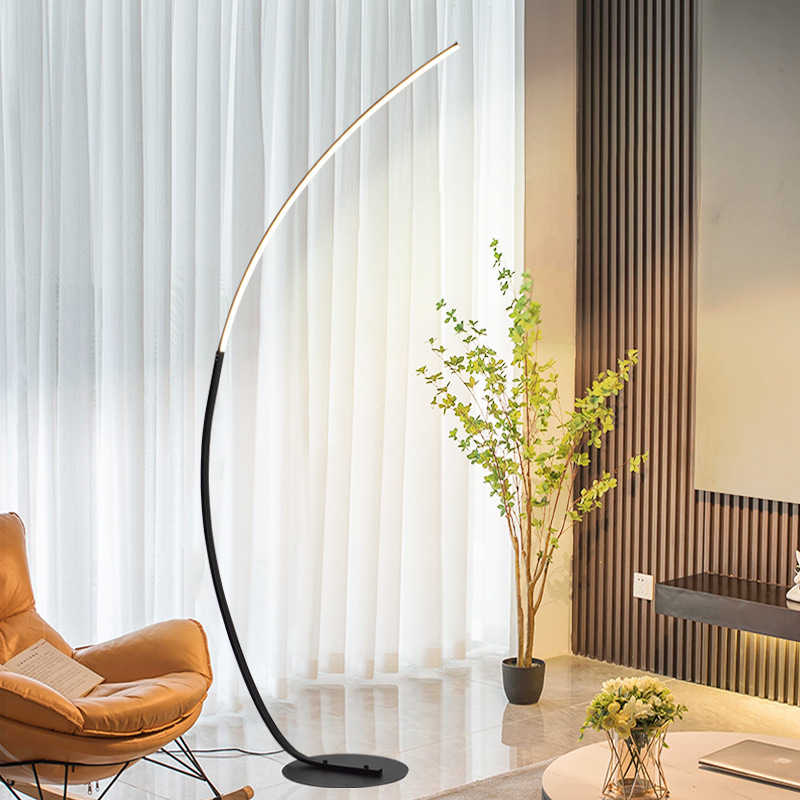 북유럽 LED 코너 조명 플로어 램프 블랙 화이트 C  - Floor Lamp Arched 리뷰 및 가격