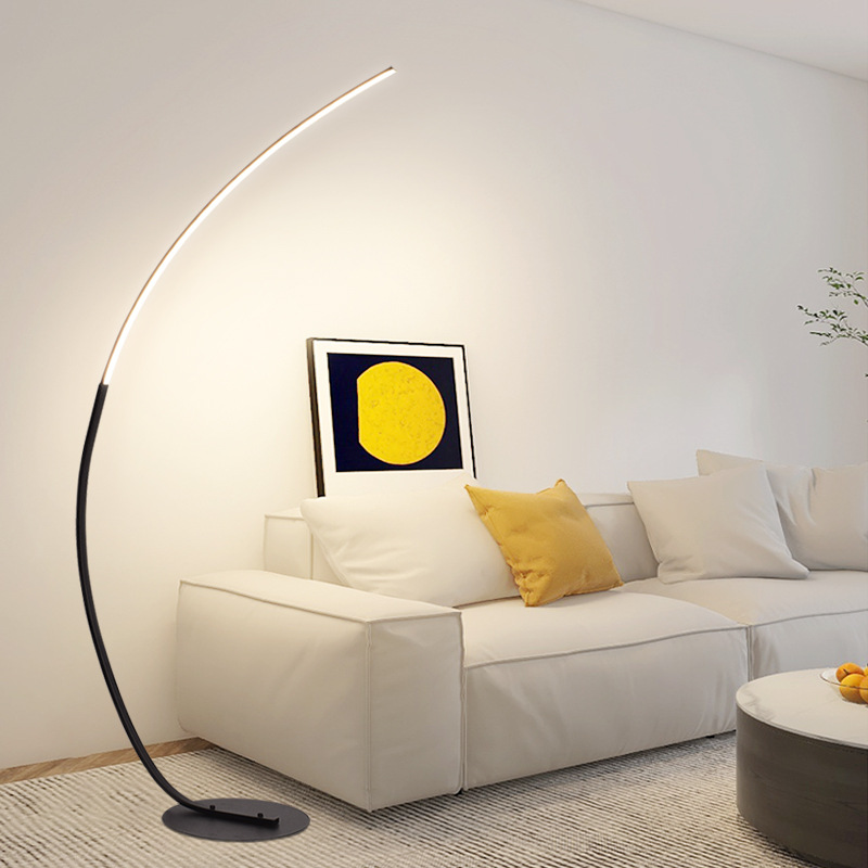 북유럽 LED 코너 조명 플로어 램프 블랙 화이트 C  - Floor Lamp Arched 리뷰 및 가격